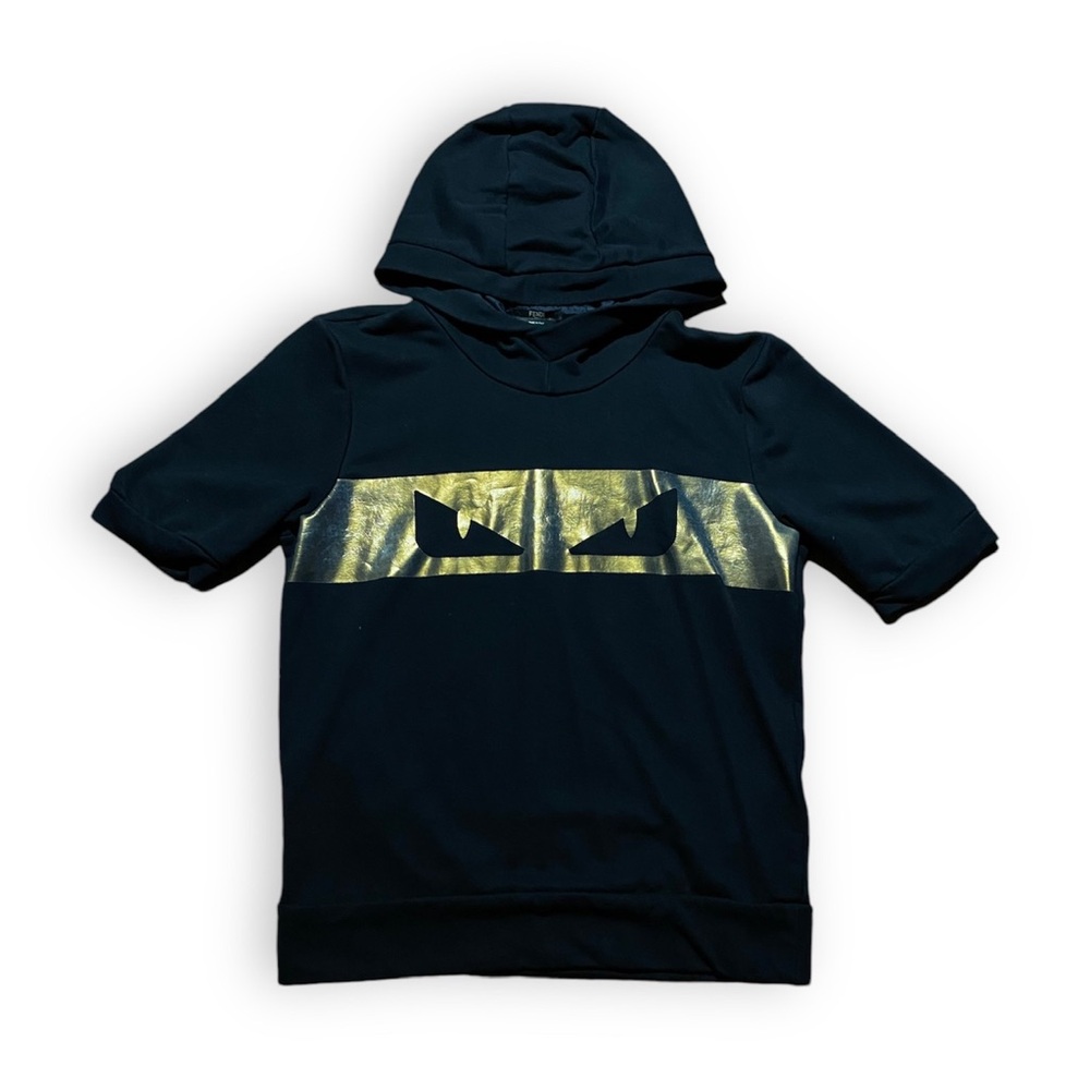 Fendi Short Sleeve Hoodie Sweatshirt